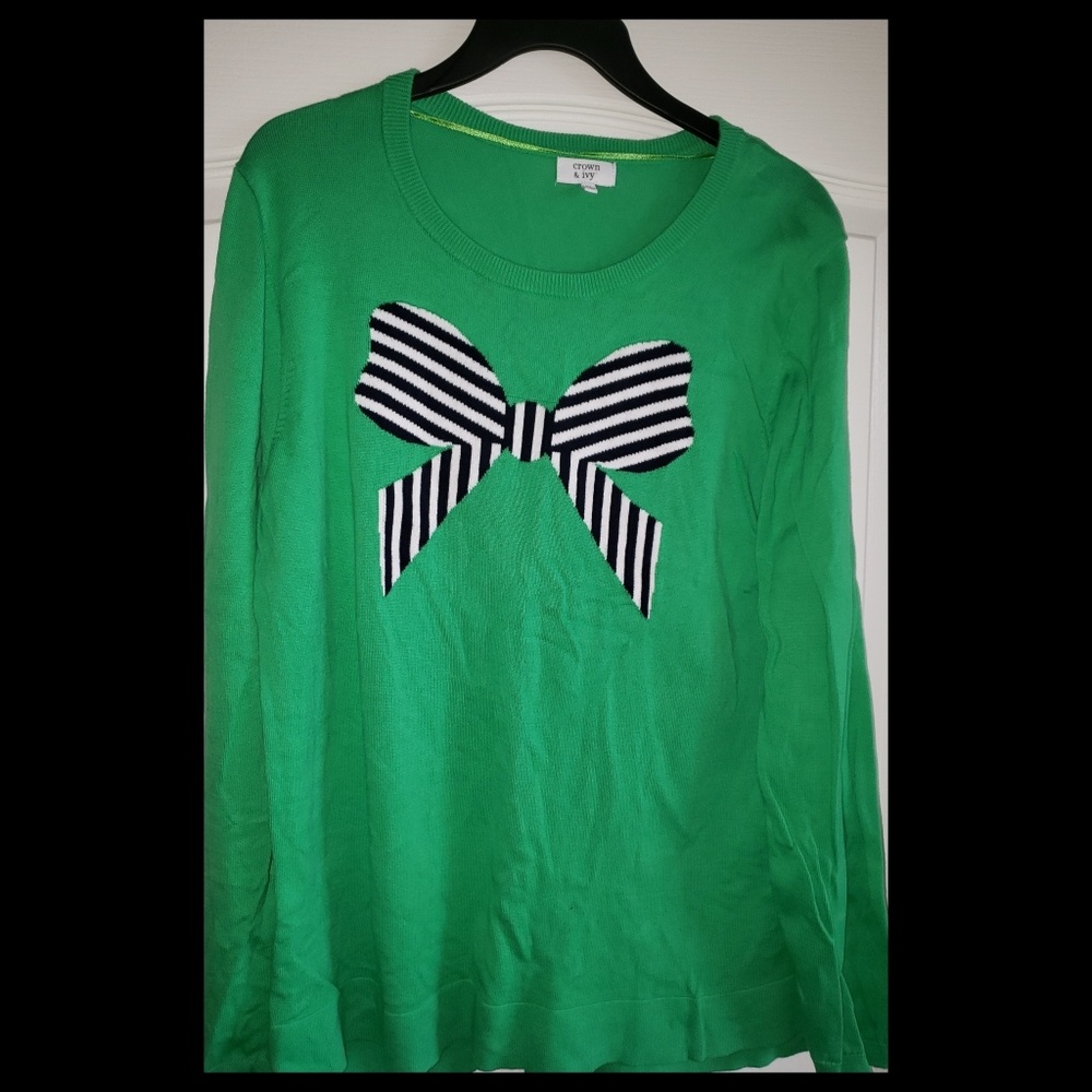 Crown & Ivy Bow Sweater